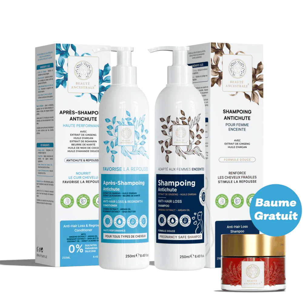 طقم تنظيف الشعر ضد التساقط